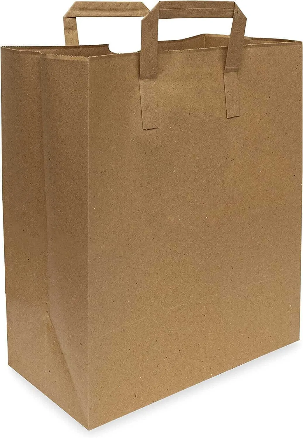 12x7x14 Large Flat Handle Paper Bags