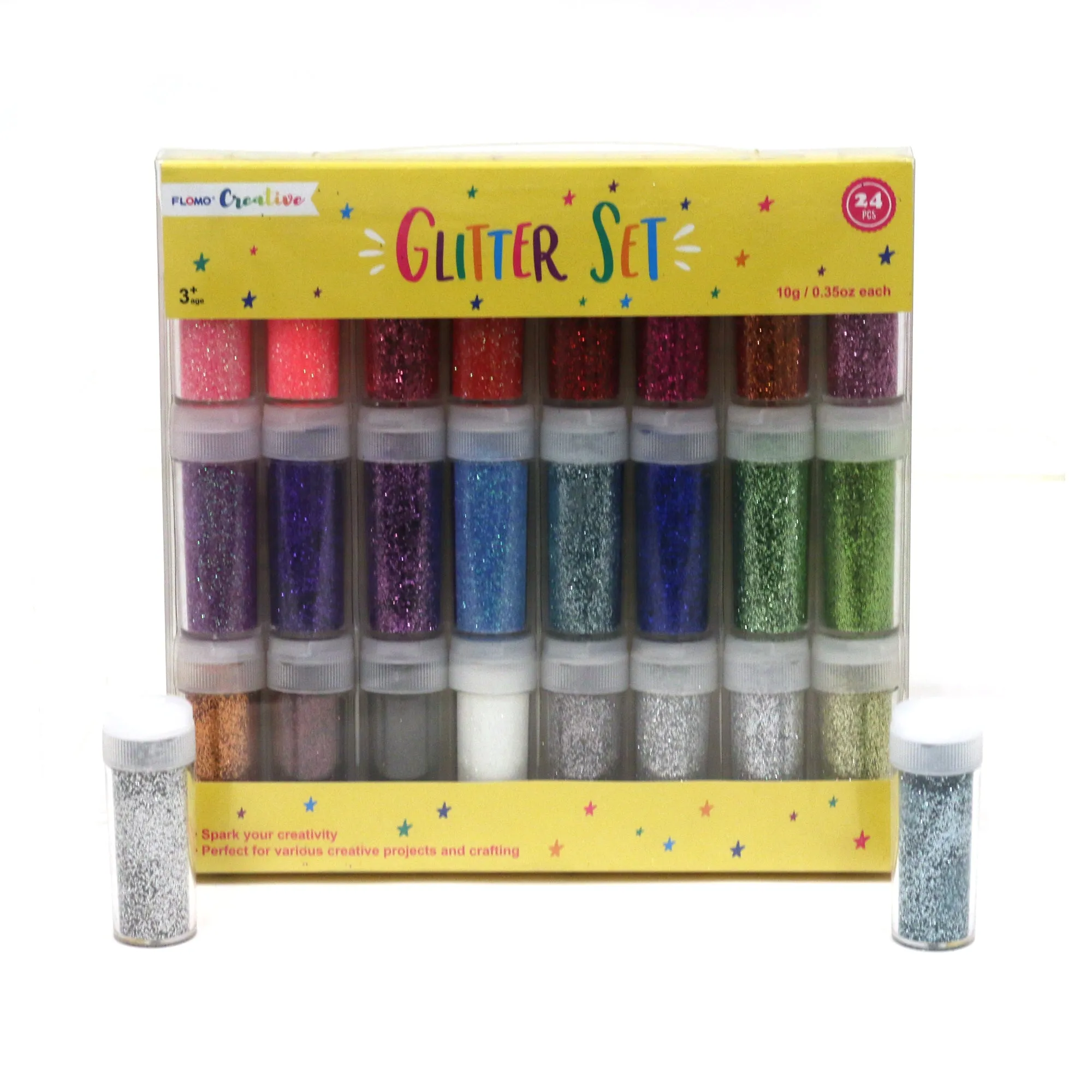 24ct 10g Glitter Set, 24 Colors, 4 Assortments (4/12)