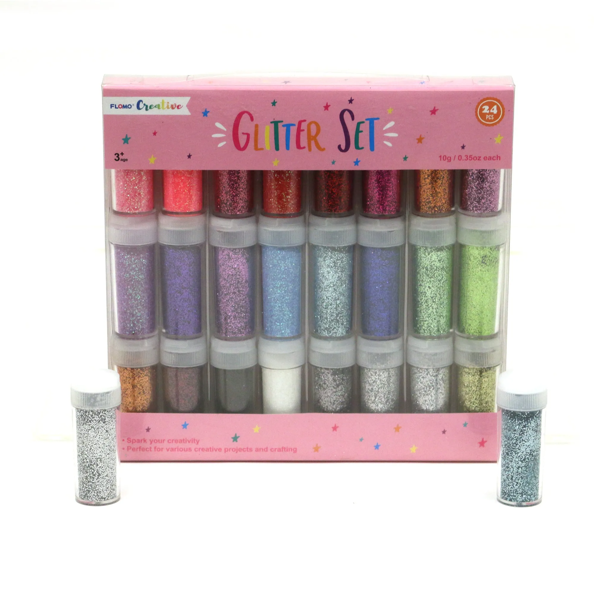 24ct 10g Glitter Set, 24 Colors, 4 Assortments (4/12)