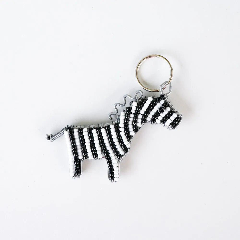 African Animal Keychains