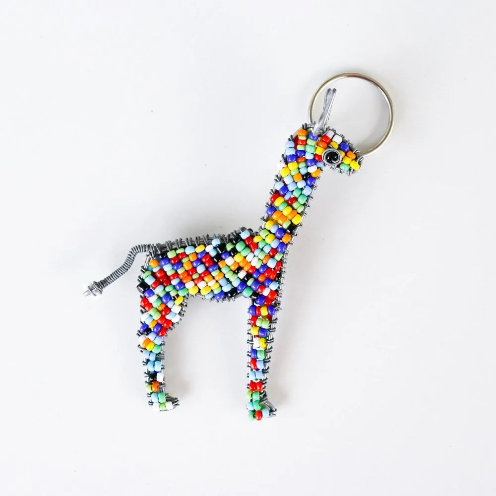 African Animal Keychains