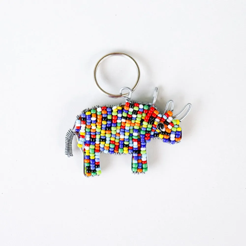 African Animal Keychains