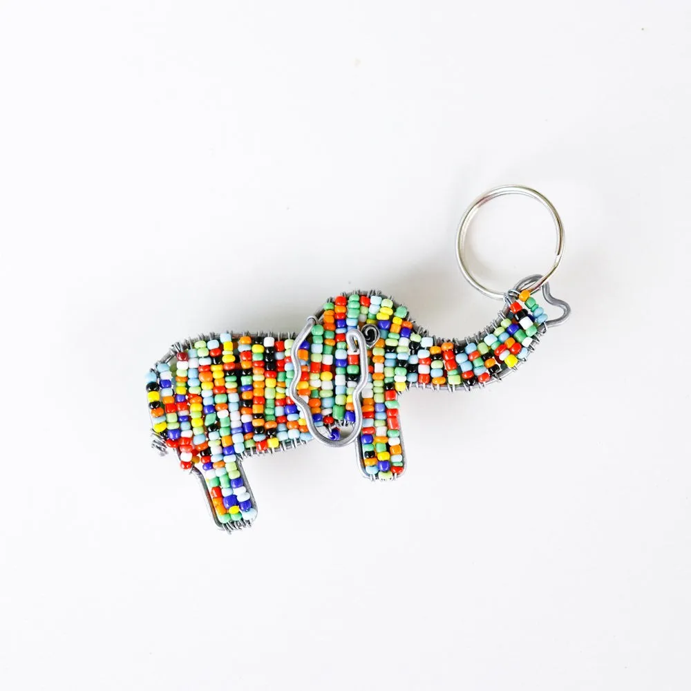 African Animal Keychains