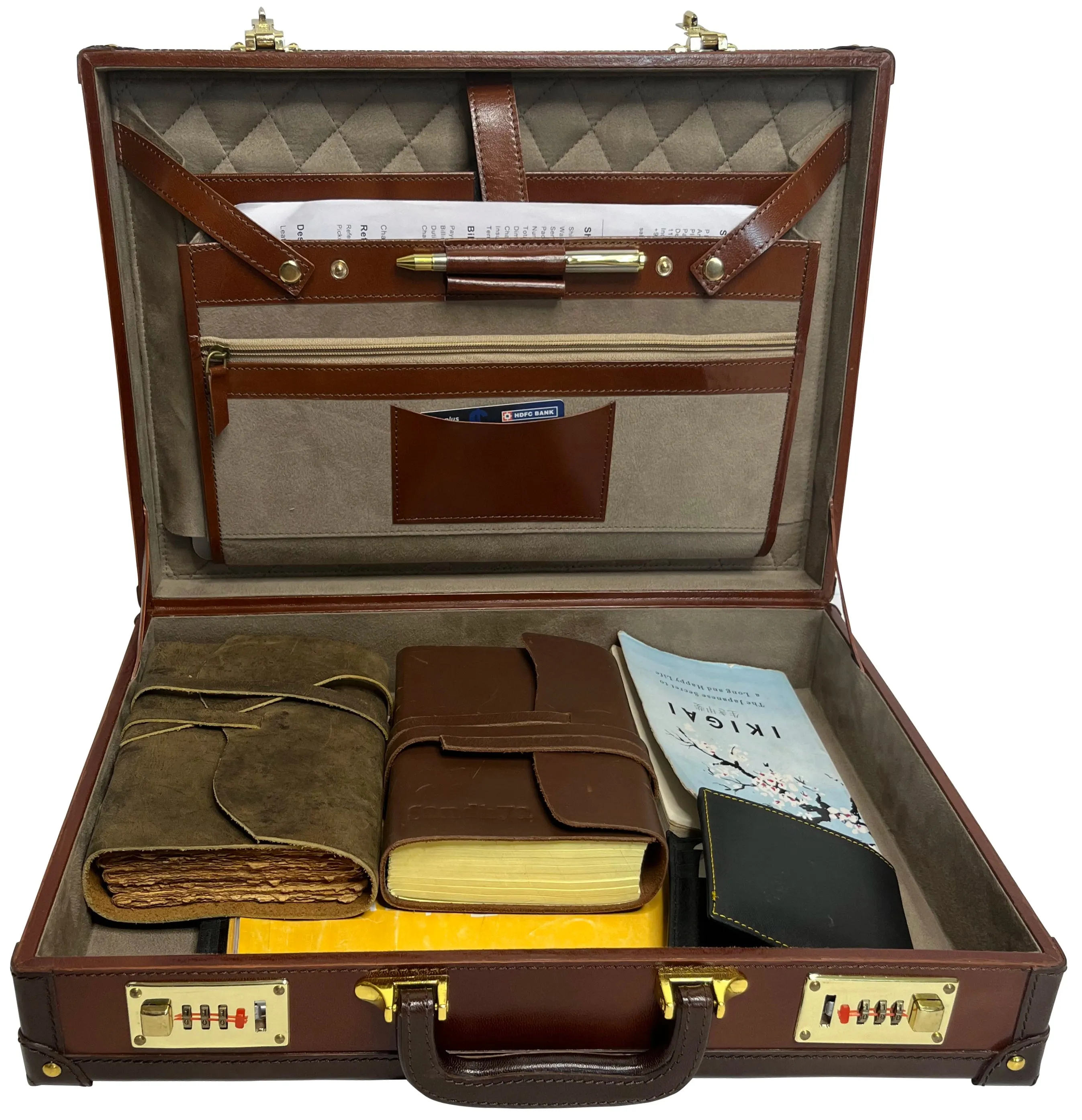 Aston Leather Briefcase - Limited Edition (Brown)