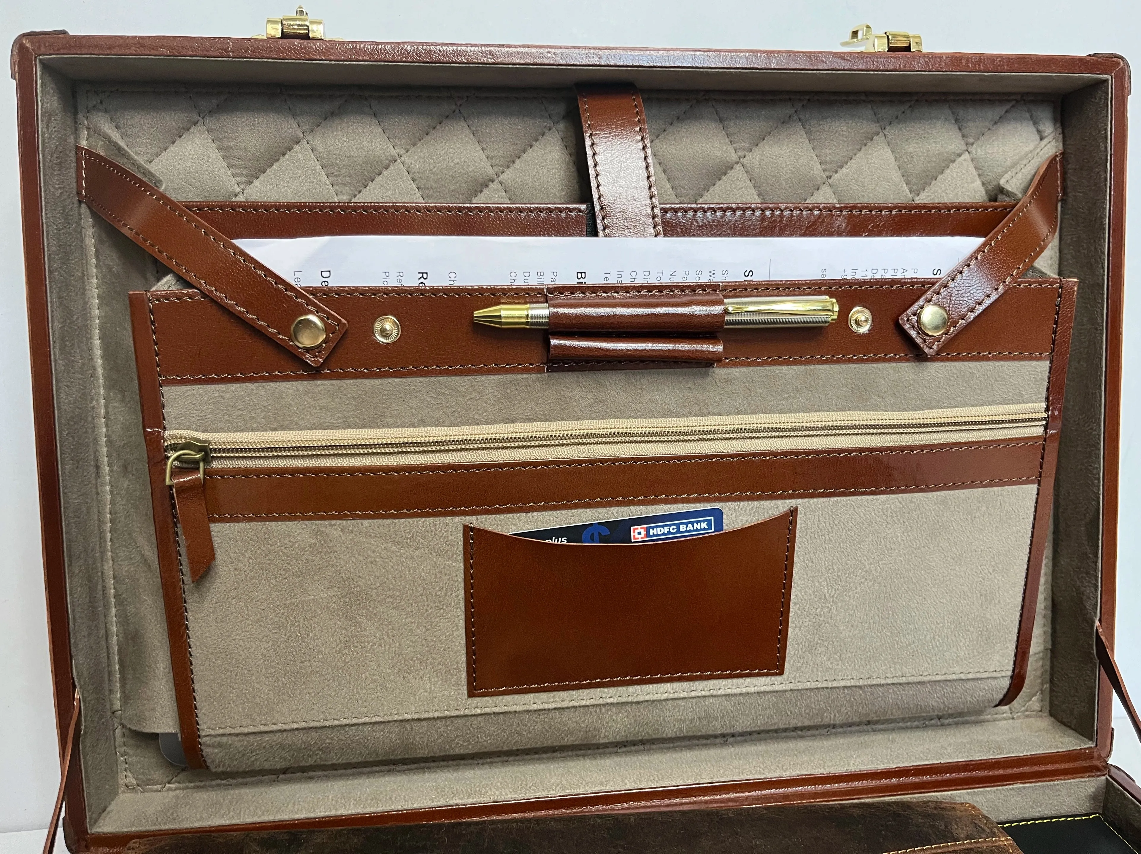 Aston Leather Briefcase - Limited Edition (Brown)