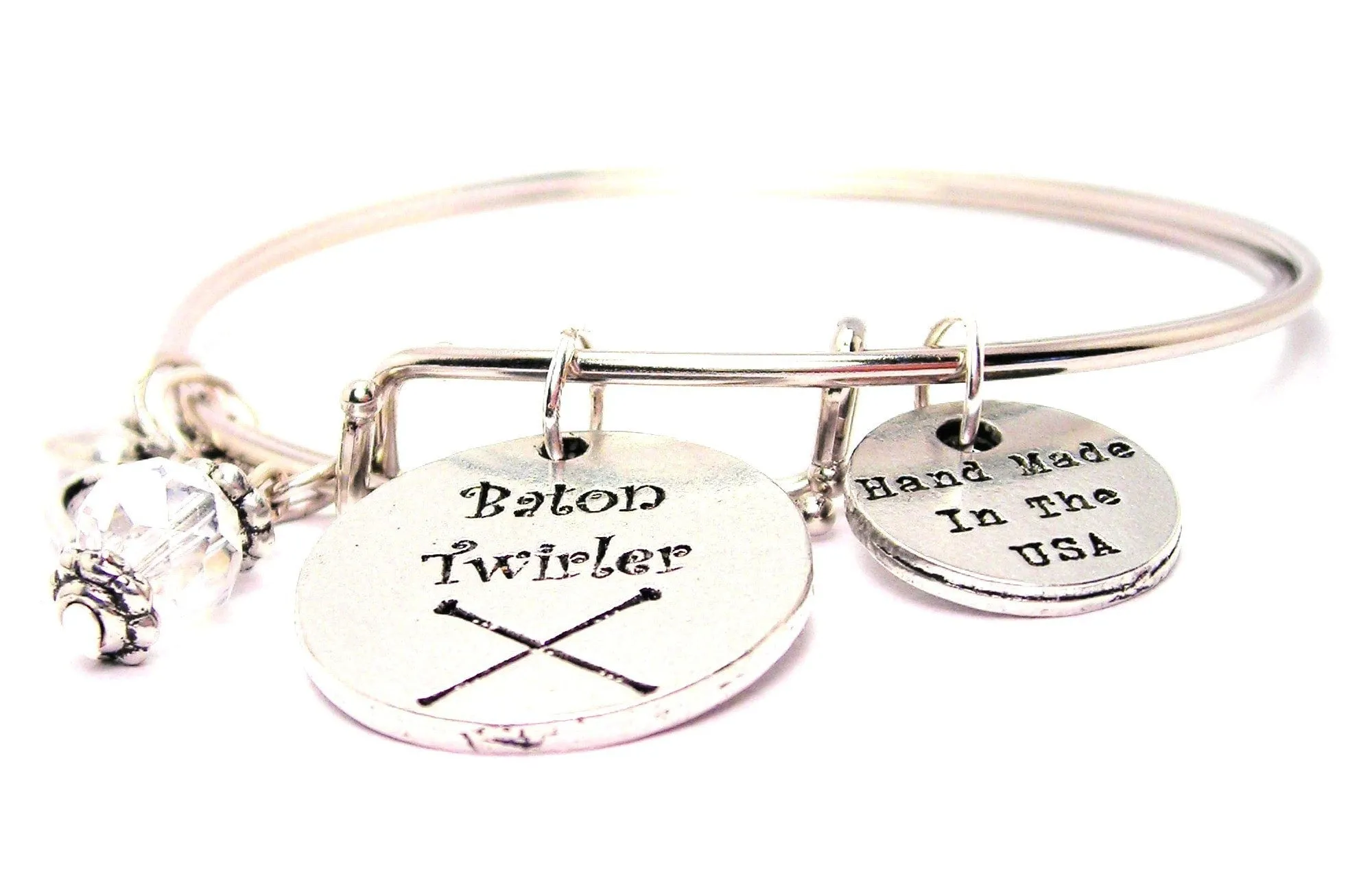 Baton Twirler Expandable Bangle Bracelet Set