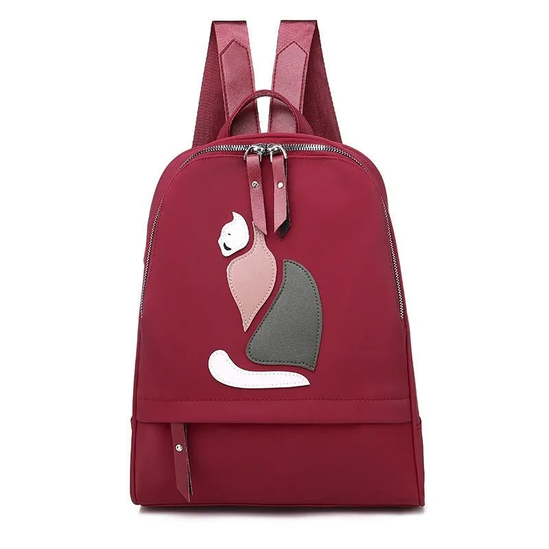 Cartoon Print Backpack for Women