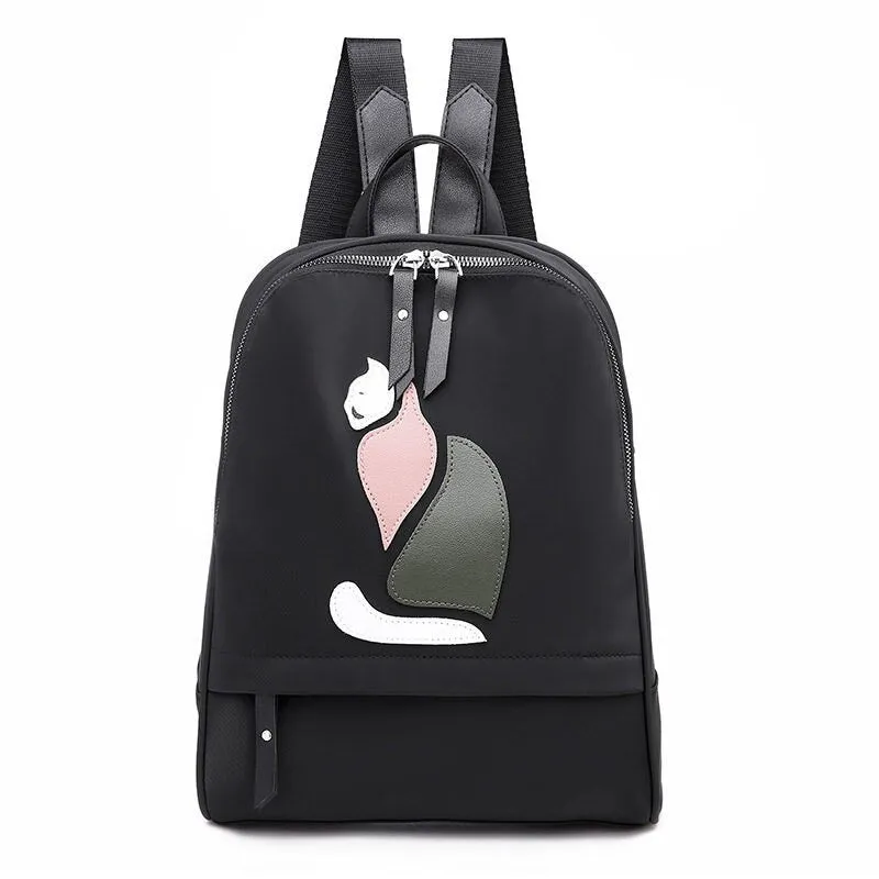 Cartoon Print Backpack for Women