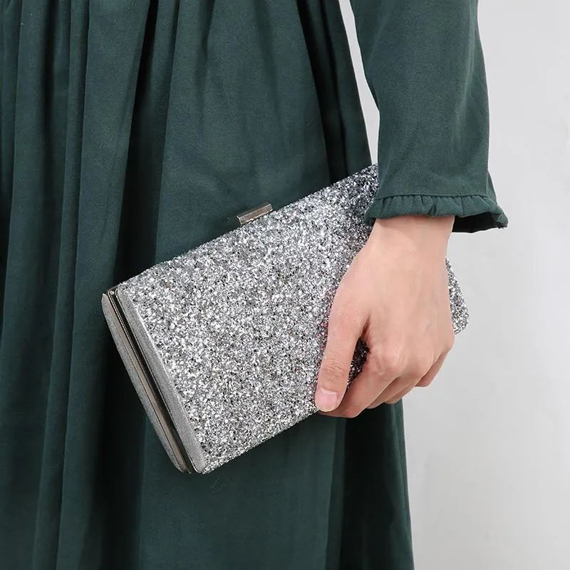 Cecilia Sequin Clutch Bag