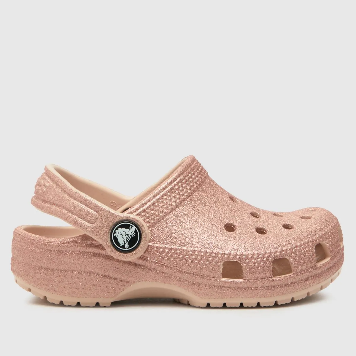 Classic Glitter Clog Toddlers - quartz