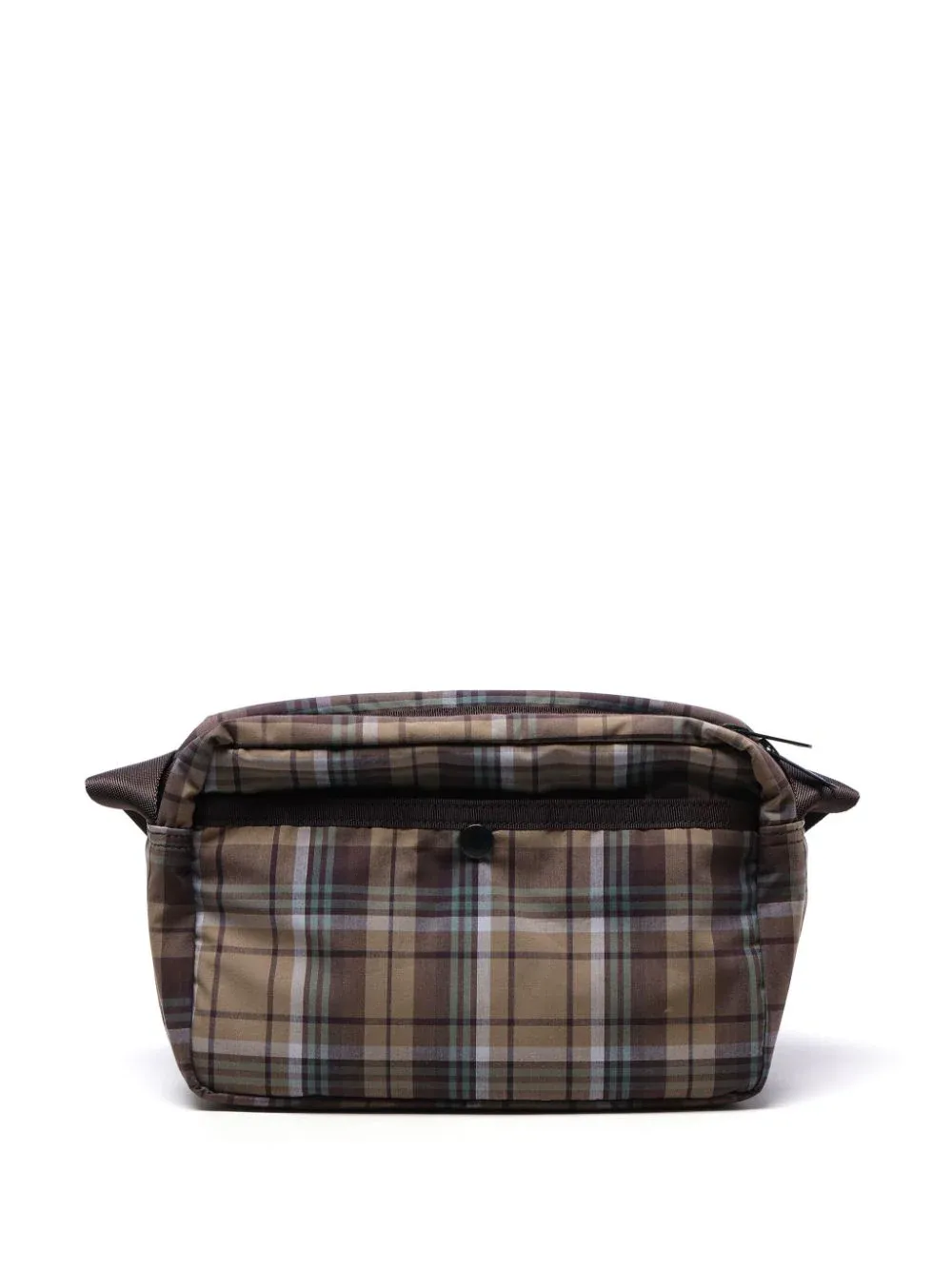 Cotton Check 3 Layers Porter Crossbody