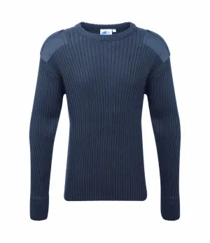 Crew Neck Combat Jumper Navy - Fort Workwear