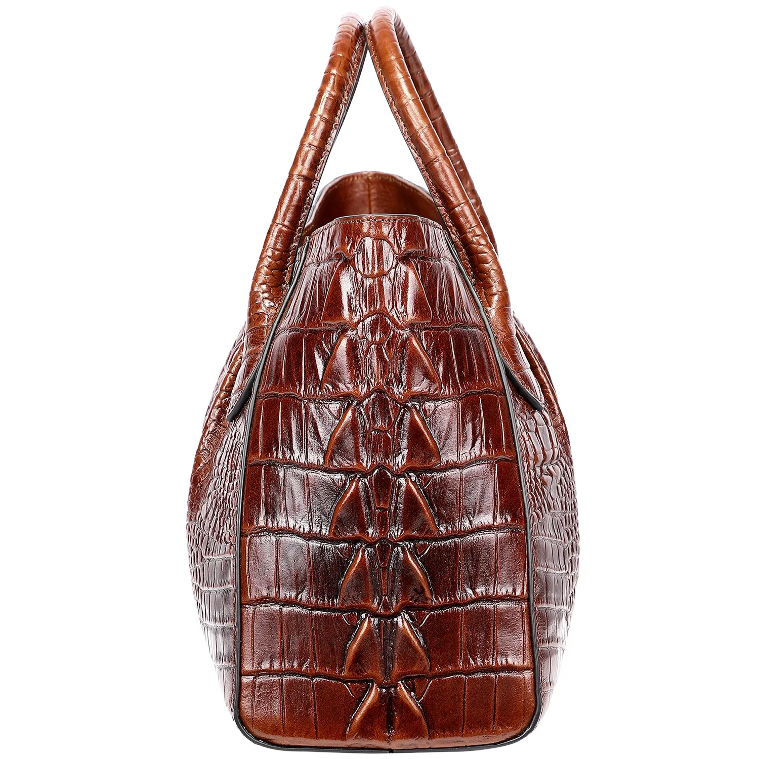 Crocodile Top Handle Bags