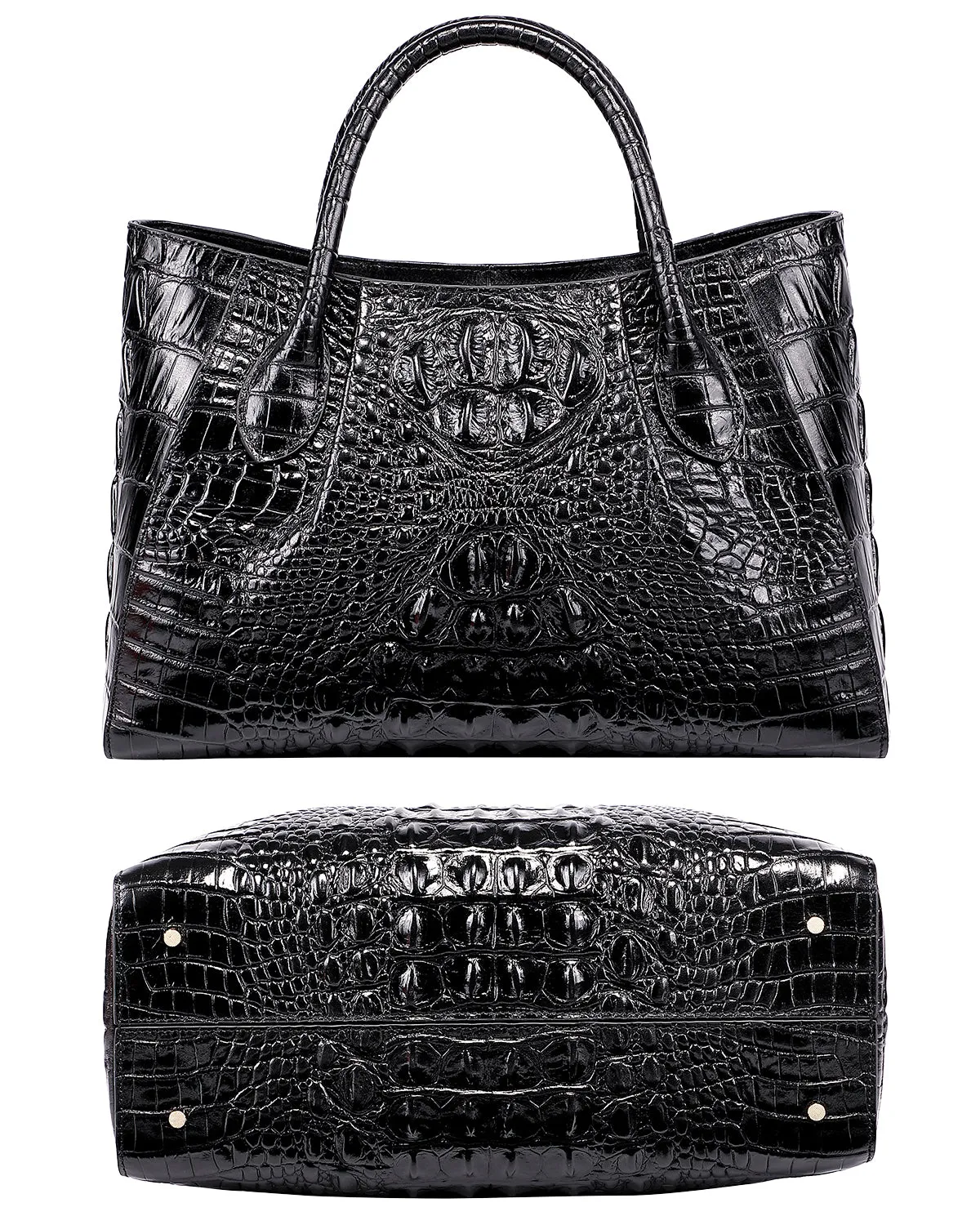 Crocodile Top Handle Bags