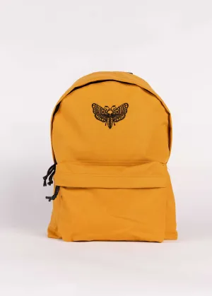 Death Moth Backpack Mustard