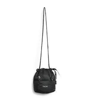 Draw String Down Bag Small | Black