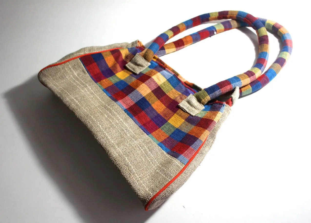 Fair Trade Allo(Nettle) Cotton Shoulder Bag