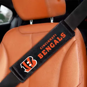 Fanmats Cincinnati Bengals Embroidered Seatbelt Pad - 2 Pieces