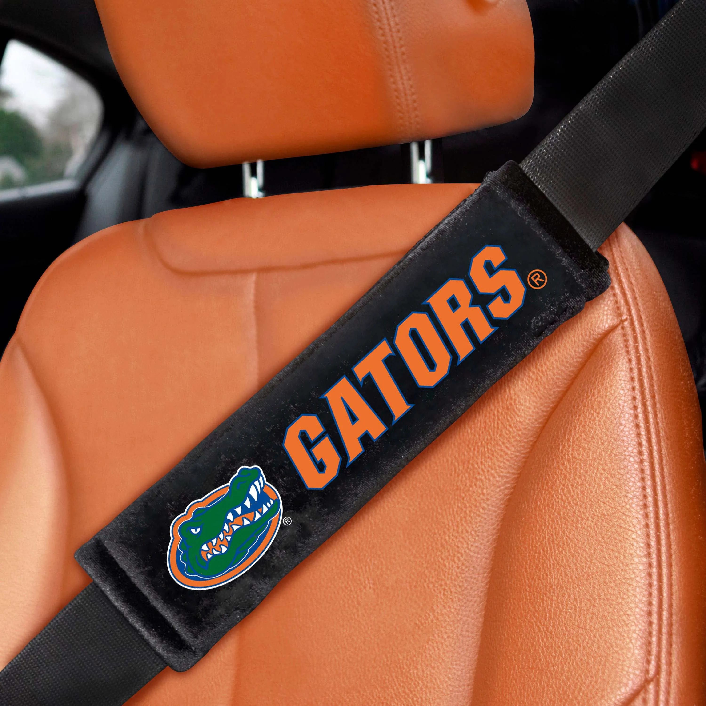 Fanmats Florida Gators Embroidered Seatbelt Pad - 2 Pieces