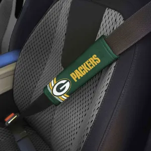 Fanmats Green Bay Packers Team Color Rally Seatbelt Pad - 2 Pieces