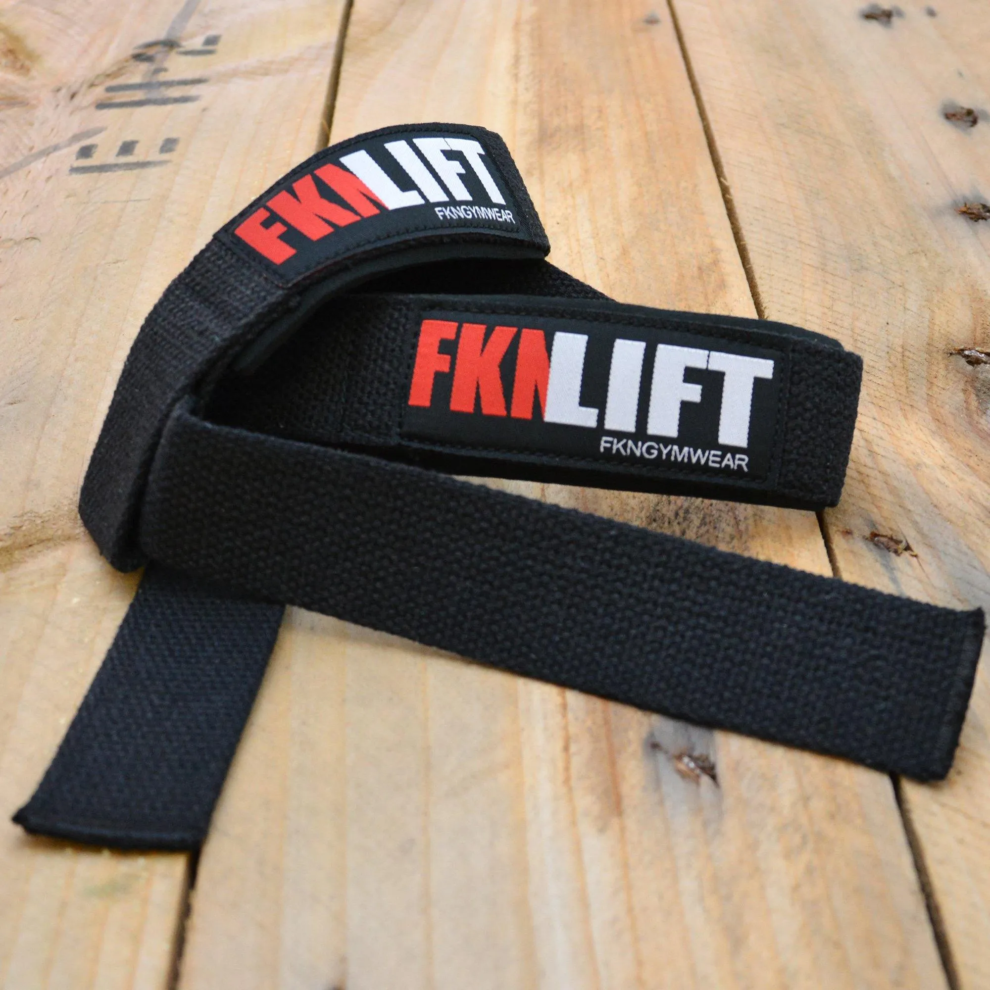 FKNLIFT Gym Lifting Straps | Black