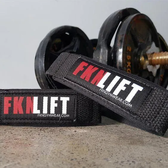 FKNLIFT Gym Lifting Straps | Black