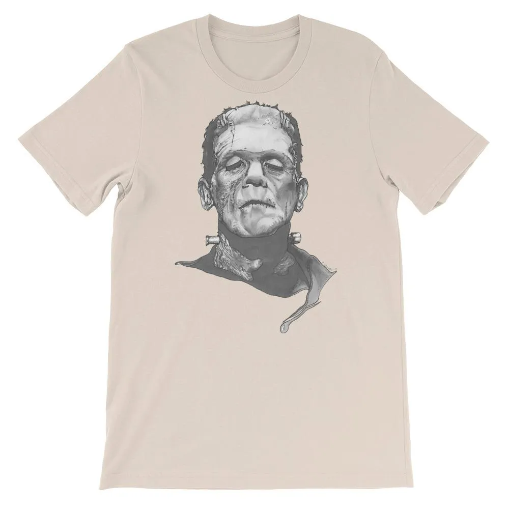 Frankinstein Short-Sleeve Unisex T-Shirt Illustrated by Robert Bowen