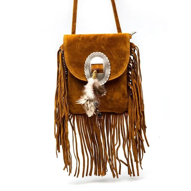 Fringe Tassel Crossbody Bag