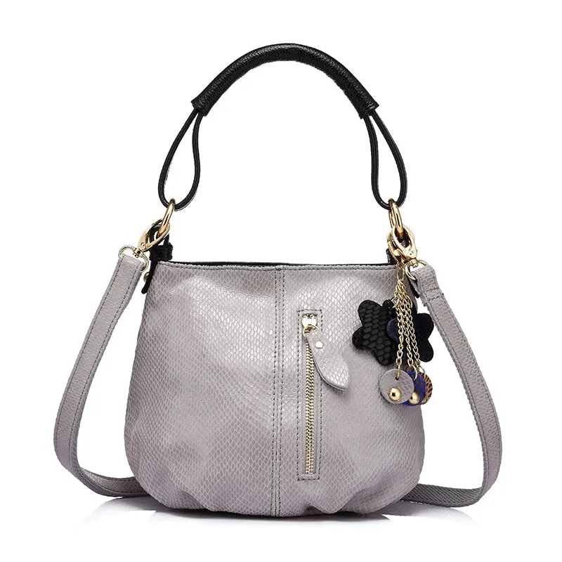 Genuine Leather Soft Hobo Shoulder Bag