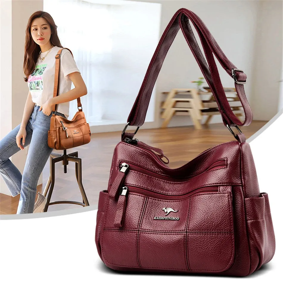 Genuine Purse Women Bag Designer Shoulder Crossbody Messenger Bag