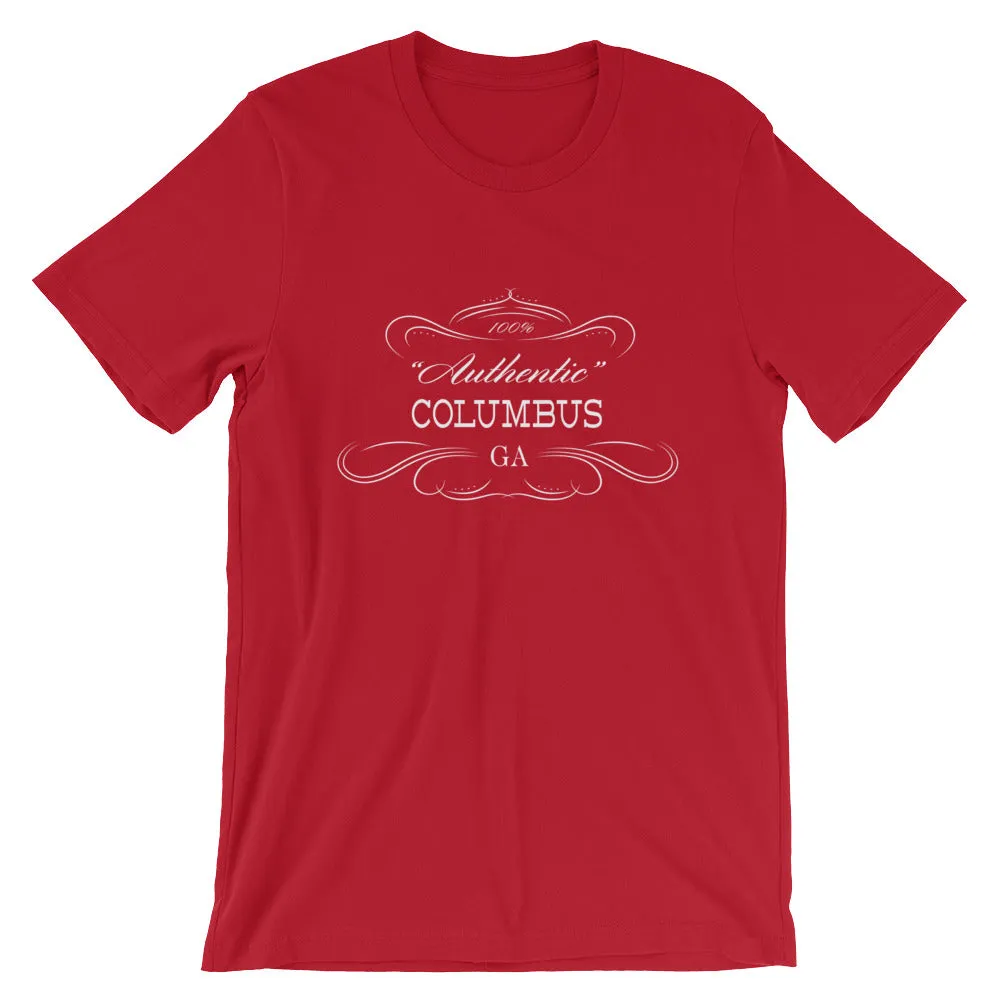 Georgia - Columbus GA - Short-Sleeve Unisex T-Shirt - "Authentic"