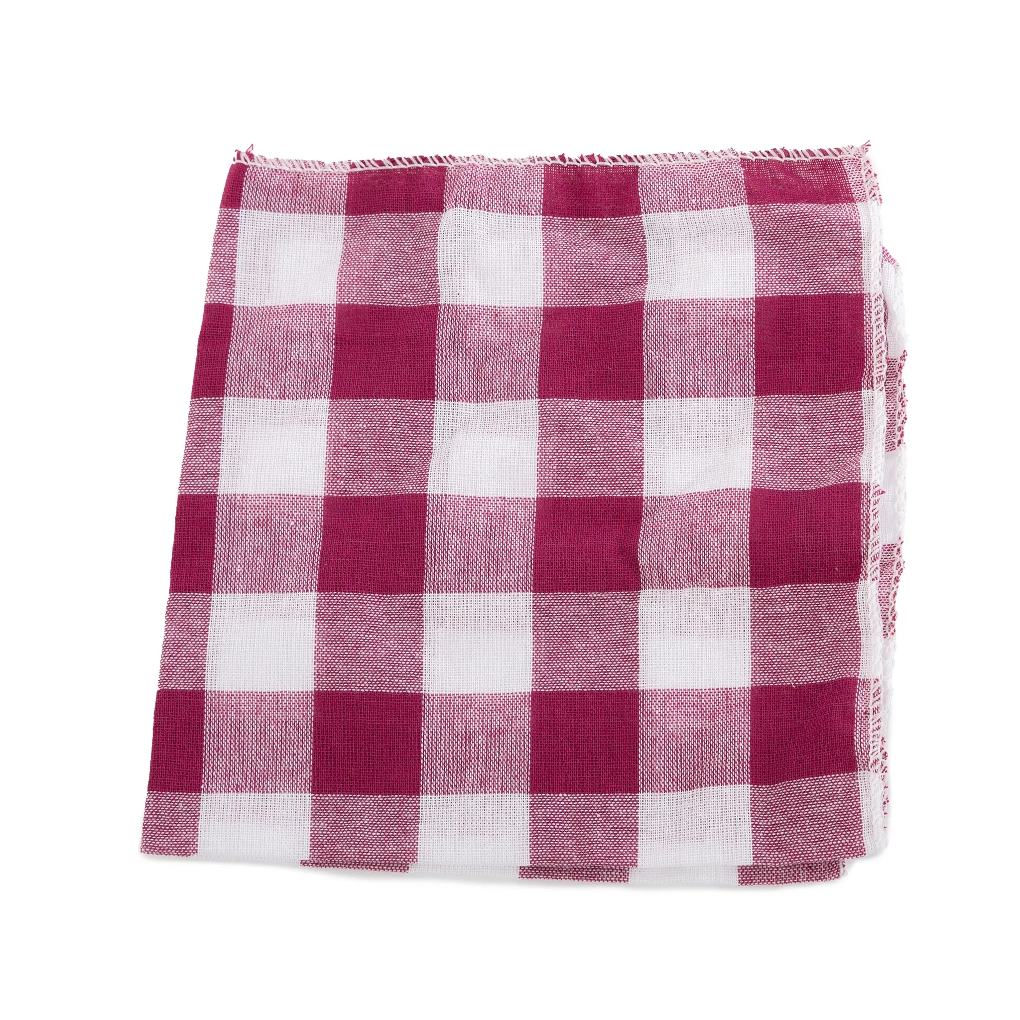 Greenfield Collection Checkered Cotton Napkin