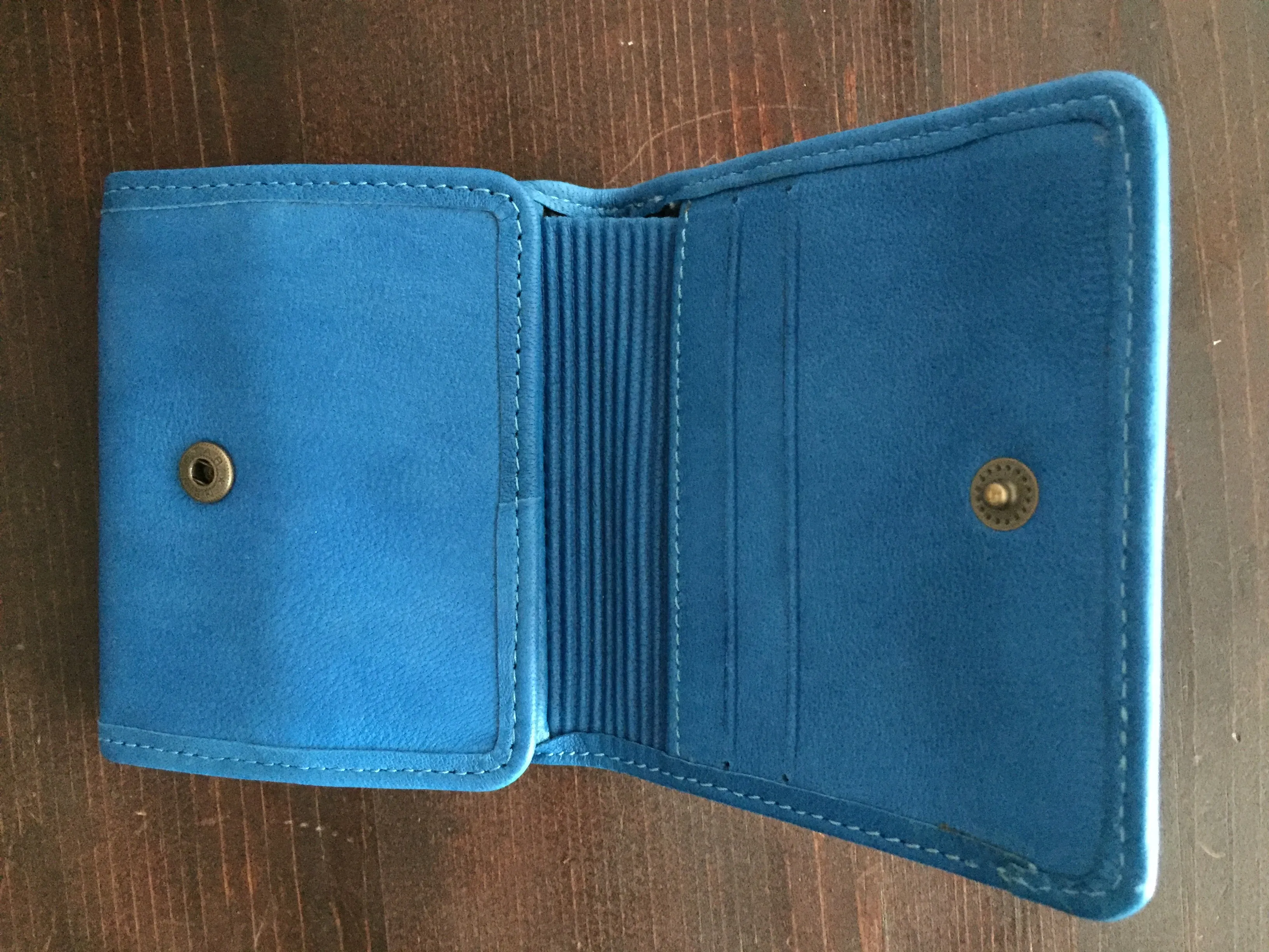 Handmade Leather Wallet with Hand Embroidery - Euro Wallet