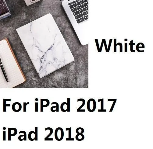 Hard Marble Pattern PC Material Support Protective Cover Case For iPad Air 1 2 Mini 1234 iPad 234 iPad 2017 2018 9.7inch