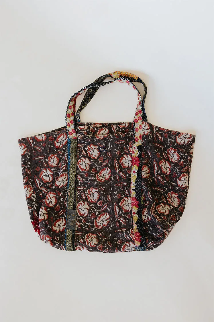 Kantha Large Tote - #9