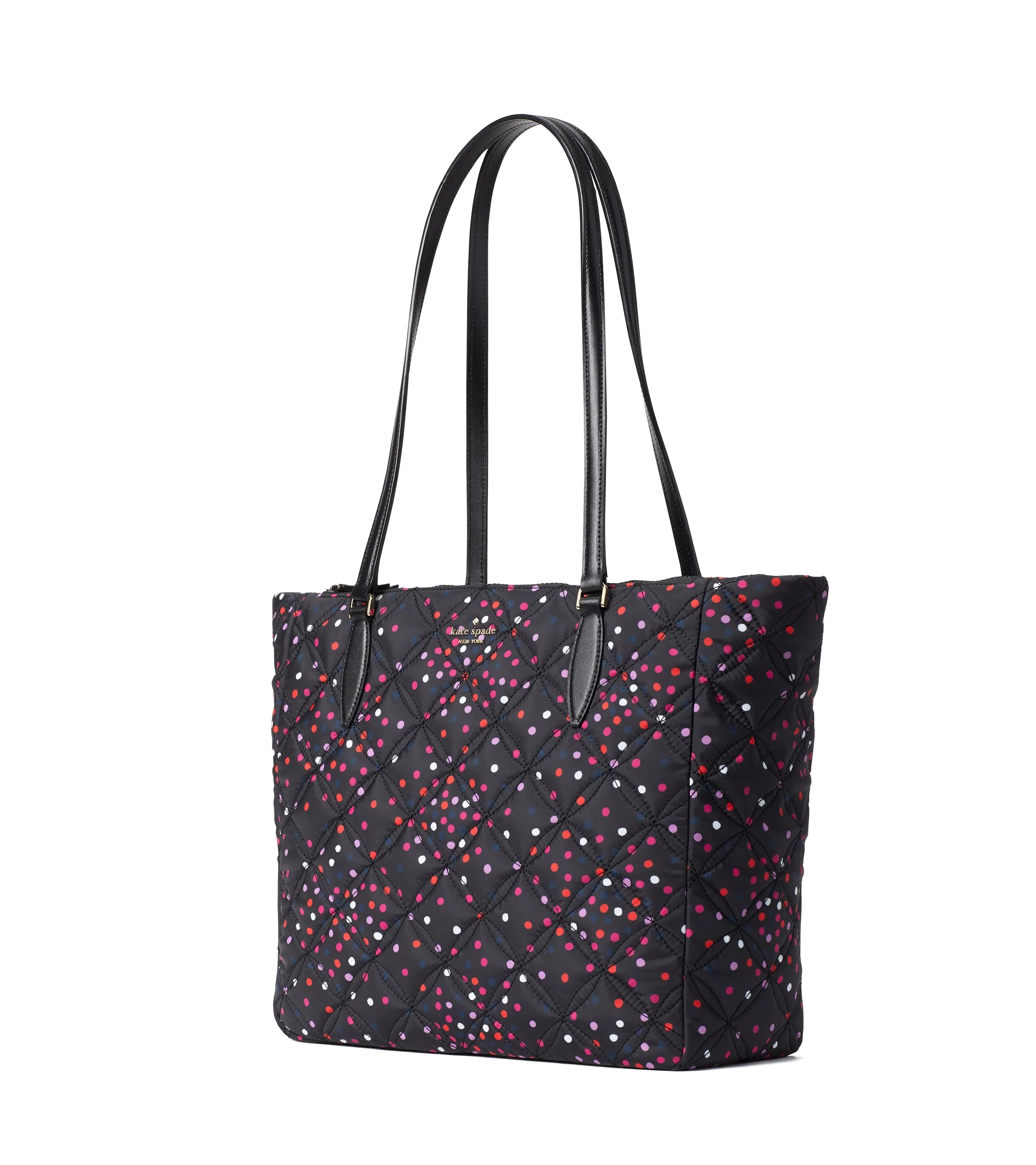 Kate Spade Jae Quilted Festive Confetti Large Tote