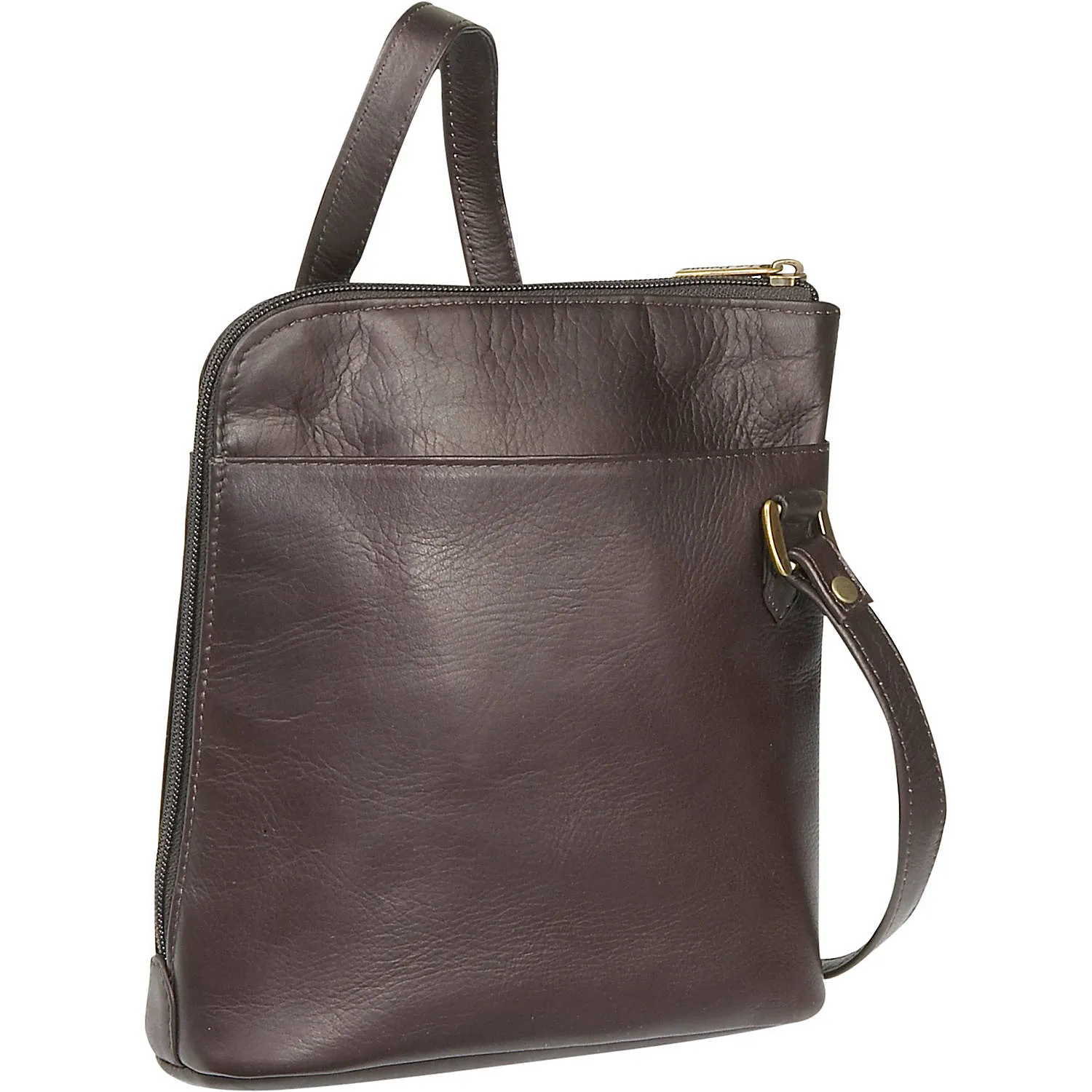 Le Donne Leather L-Zip Crossbody Shoulder Bag