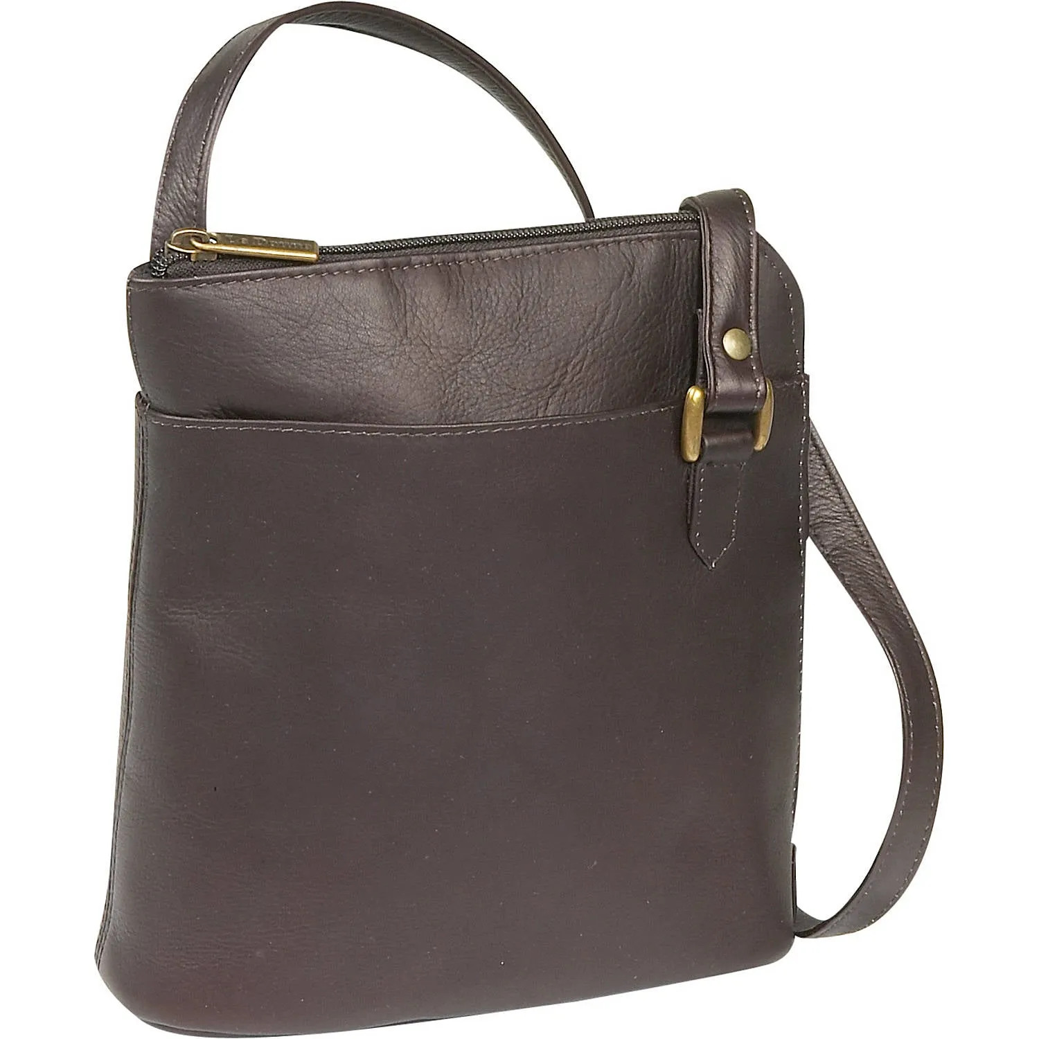 Le Donne Leather L-Zip Crossbody Shoulder Bag