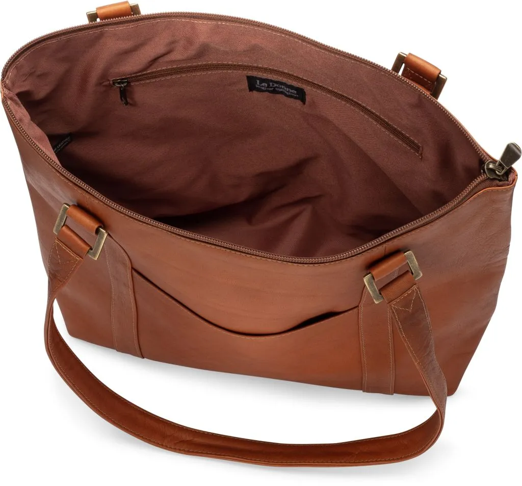 Leather City Pocket Tote