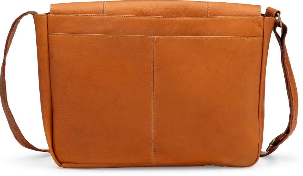 Leather Dakota Laptop Messenger