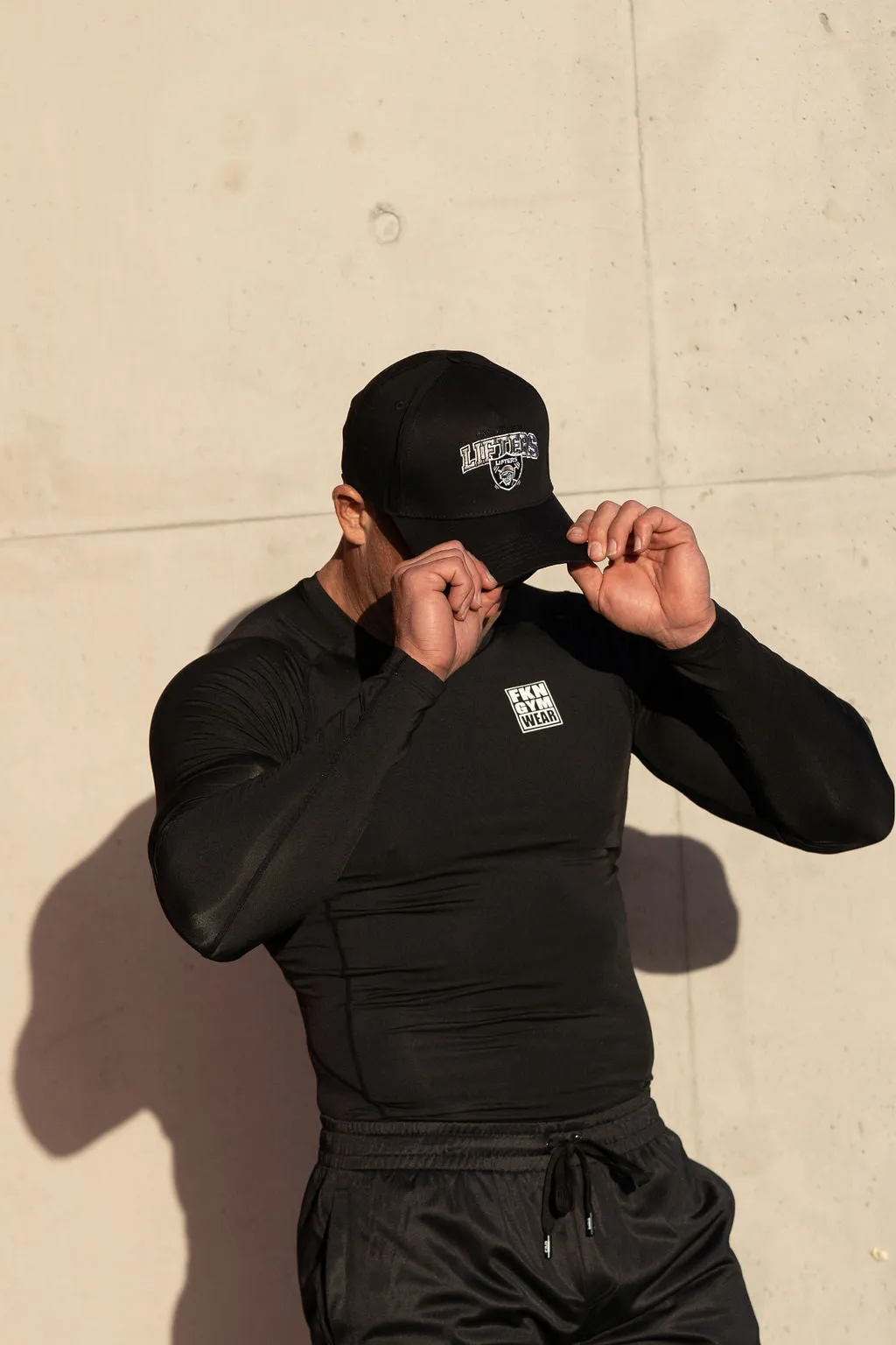 LIFTERS A-Frame Gym Training Cap | Black