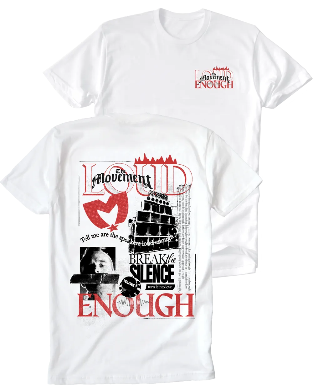 Loud Enough Tee (White)