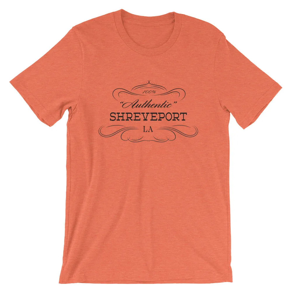 Louisiana - Shreveport LA - Short-Sleeve Unisex T-Shirt - "Authentic"