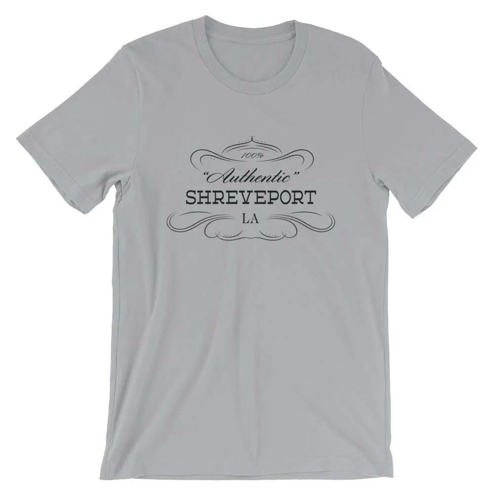 Louisiana - Shreveport LA - Short-Sleeve Unisex T-Shirt - "Authentic"