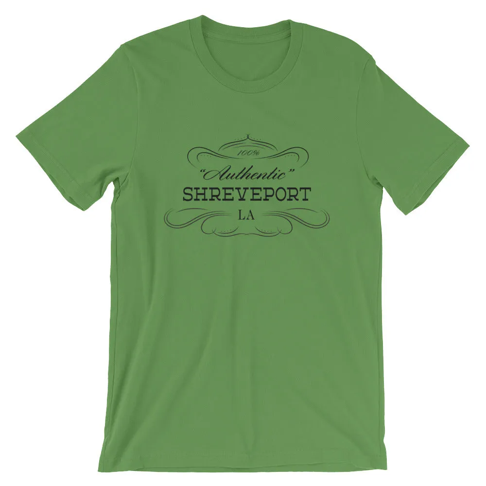 Louisiana - Shreveport LA - Short-Sleeve Unisex T-Shirt - "Authentic"