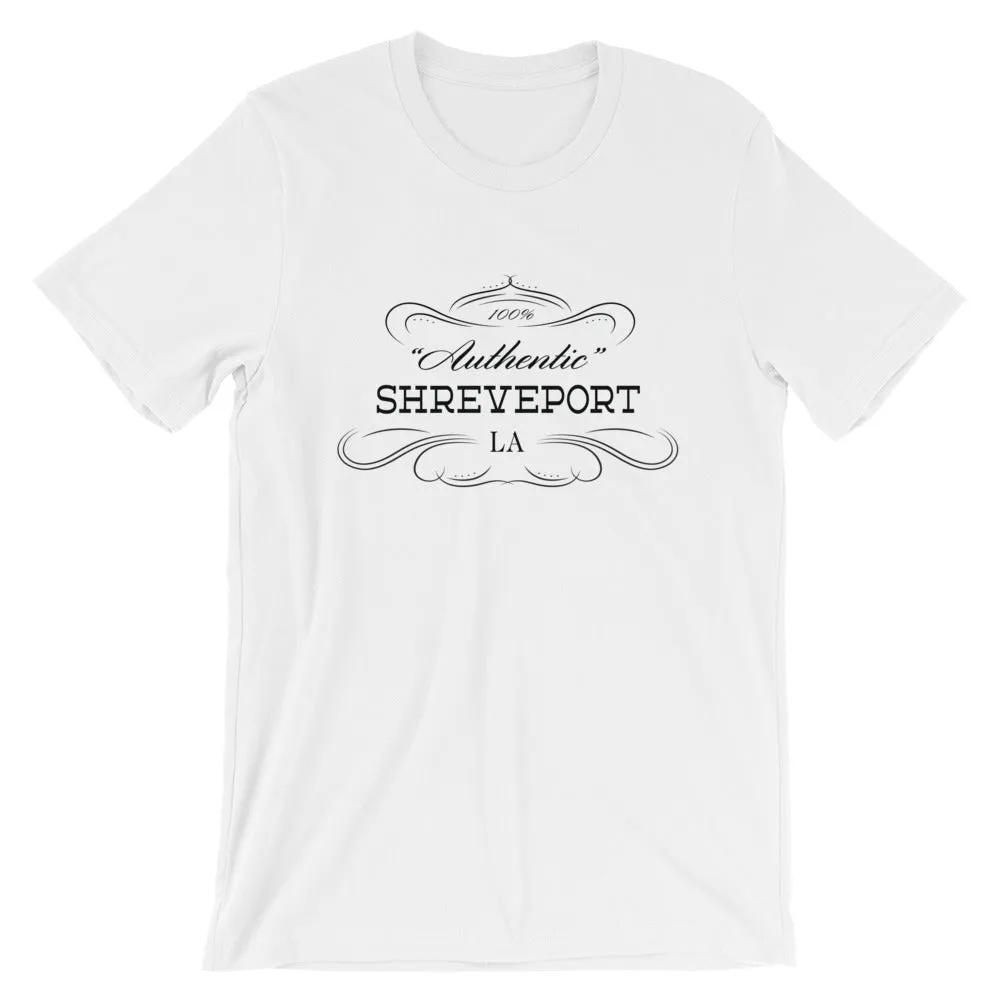 Louisiana - Shreveport LA - Short-Sleeve Unisex T-Shirt - "Authentic"