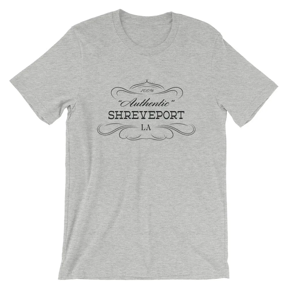 Louisiana - Shreveport LA - Short-Sleeve Unisex T-Shirt - "Authentic"