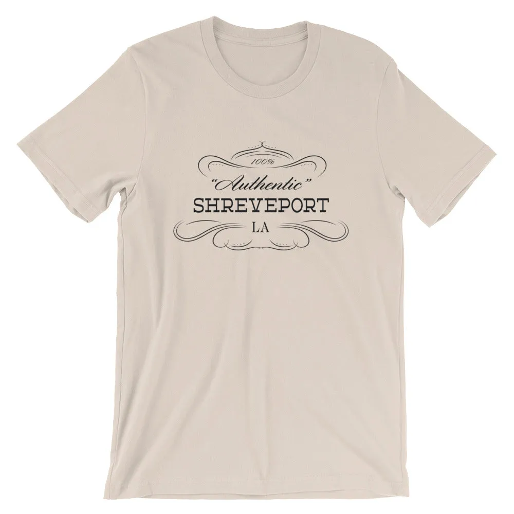 Louisiana - Shreveport LA - Short-Sleeve Unisex T-Shirt - "Authentic"