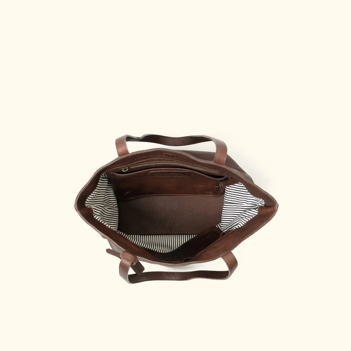 Madison Leather Tote Bag | Dark Hazelnut