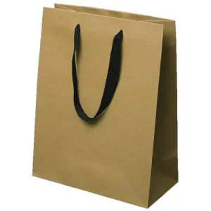 Manhattan Twill Handle Chelsea Kraft Shopping Bags-10.0 x 5.0 x 13.0